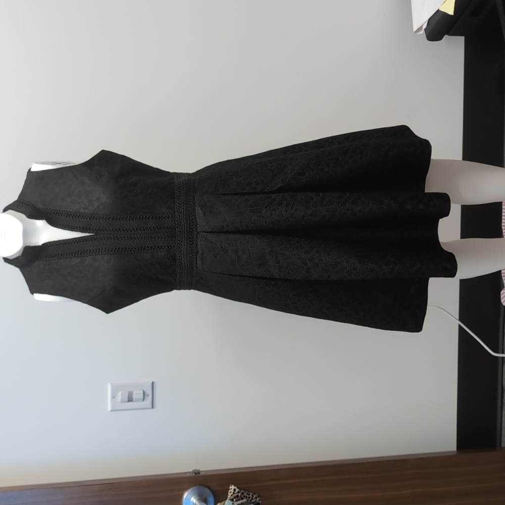 Pappagallo Black Print Cocktail Dress New
